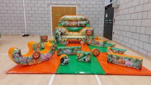 Bouncy Castles R Us Jungle Adventure Soft-Play equipment for hire Hawkinge, Kent
