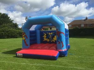 Superhero Bouncy Castle for hire Deal Kent