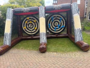Bouncy Castles R Us Folkestone Inflatable Axe Throwing Hire 2 500